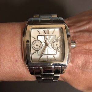 Guess Collection stainless steel watch.